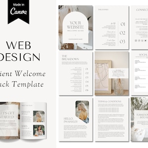 Client Proposal Template, Business Proposal Template, Virtual Assistant Client Proposal Canva Template, New Client Welcome, Client Proposal