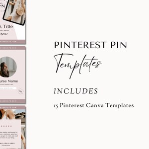 Pinterest Templates Canva, Pink Pinterest Templates, Blogger Templates ...