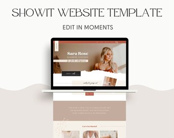 Websitesjabloon, websiteontwerp, websitethema, websitesjabloon voor Showit, Showit websitethema, website met slepen en neerzetten, webontwerpcoach