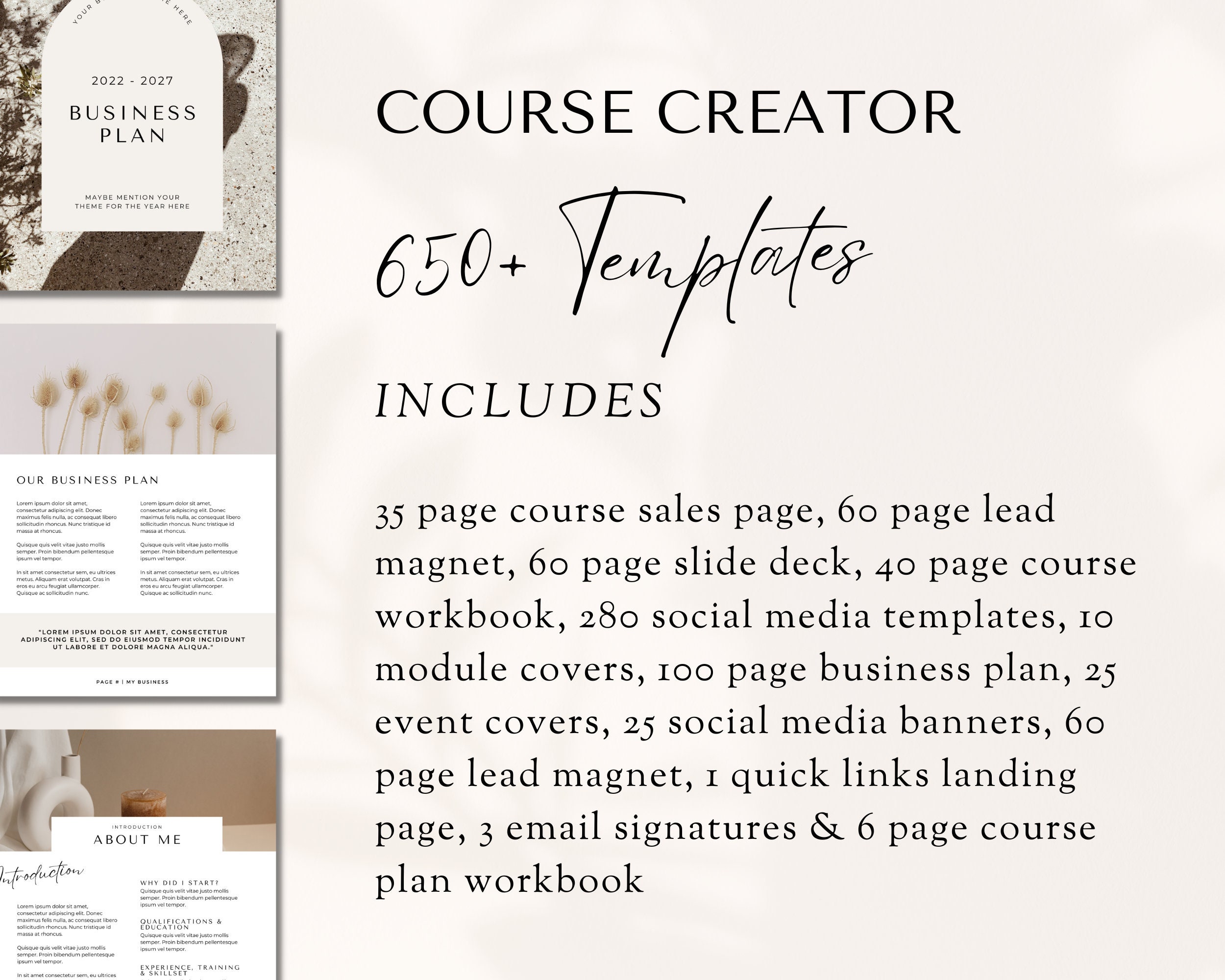 Course Template, Course Creator, Course Canva Template, Course Creator ...