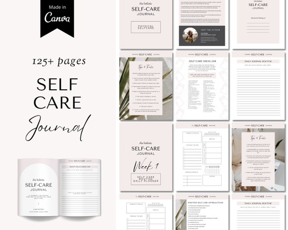 Self Care Planner, Self Care Journal, Self Care Printable, Self Care Checklist, Wellness Planner Printable, Mindfulness Mental Health Kit