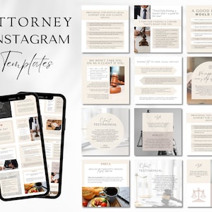 Law Firm Social Media Templates, Lawyer Facebook Post, Attorney Instagram Template, Attorney Editable Canva Templates, Lawyer Templates
