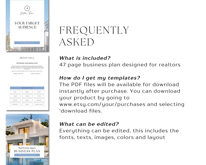 Realtor Business Plan, Real Estate Business Plan Template, Business Plan Template Canva, Realtor Business Proposal, Realtor Business Guide image 6