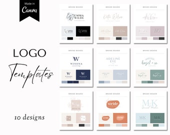 Logo Kit, DIY Logo Design Instant Download, Logo Templates Canva, Logo Design for Small Business, Logo Designer, Logo Branding, Logo Design