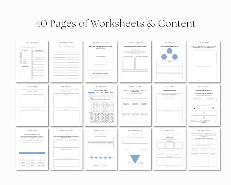 Realtor Business Plan, Real Estate Business Plan Template, Business Plan Template Canva, Realtor Business Proposal, Realtor Business Guide image 3
