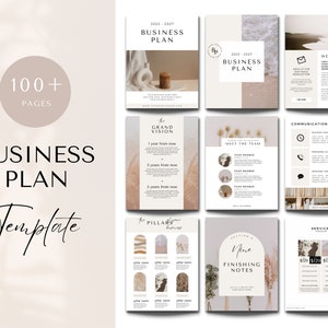 Small Business Plan Template, Business Planner Proposal, Start Up Workbook, Business Plan Analysis, Canva Side Hustle, Editable Plan