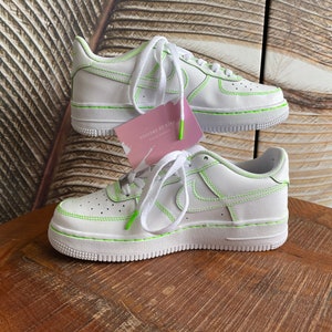 Neon custom air force 1