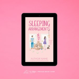 Copertina eBook predefinita per commedia romantica (disposizioni per dormire) / Copertina eBook personalizzabile / Design copertina libro