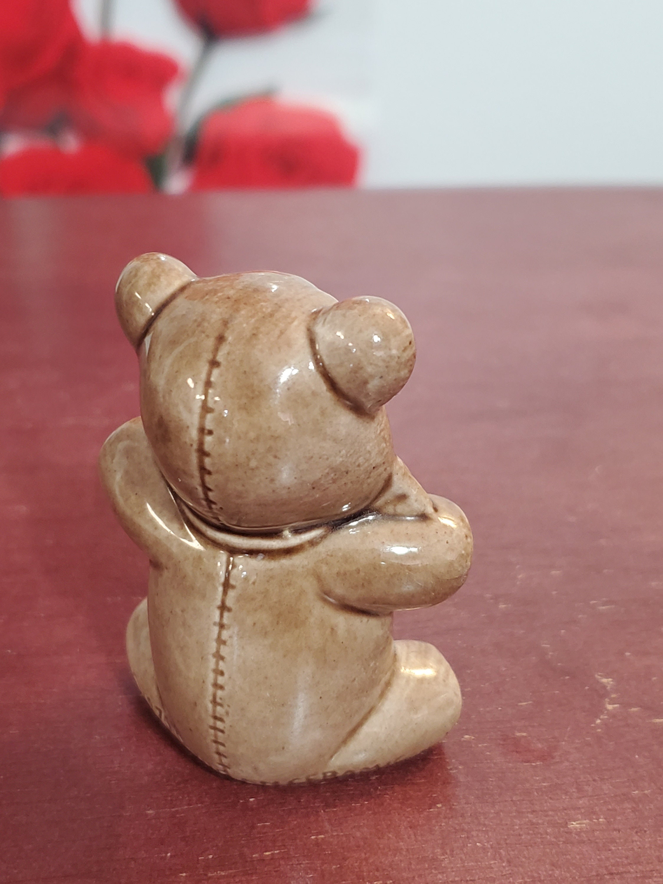 1975 Duncan Ceramic Teddy Bear Figurine Etsy