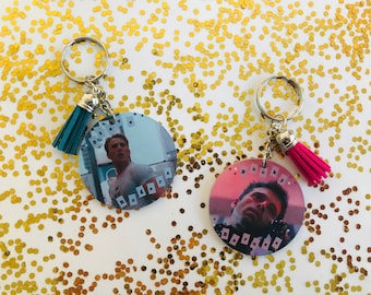 Llaveros de Steve Rogers y Bucky Barnes