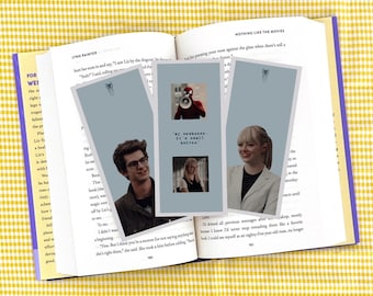 Marcapáginas laminados hechos a mano de Spider-Man