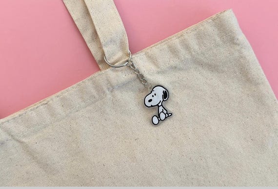 Snoopy Keychain -- Hand-drawn