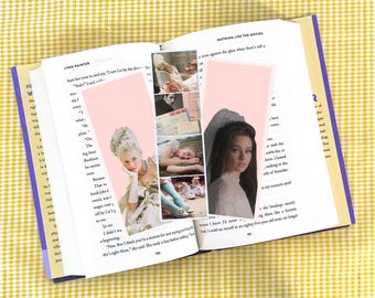 Marcapáginas de Sofia Coppola: Marcapáginas de María Antonieta y Marcapáginas de Priscila