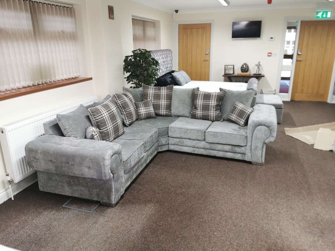 Verona Corner Sofa Scatter Cushions Etsy