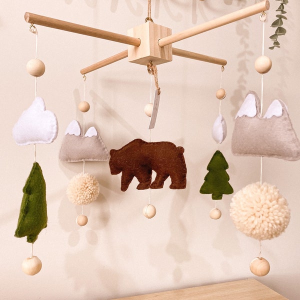 Woodland Mobile for Nursery Etsy