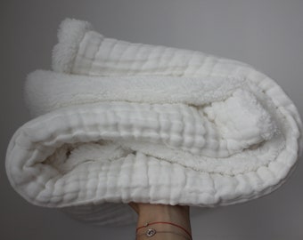 OPTIE - Witte fleecevoering voor deken