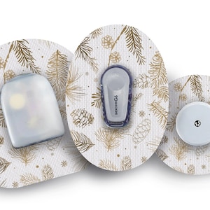 Winter Wonderland Patch for Freestyle Libre, Dexcom G6, Omnipod, & Medtronic CGMs, Waterproof Diabetes Stickers