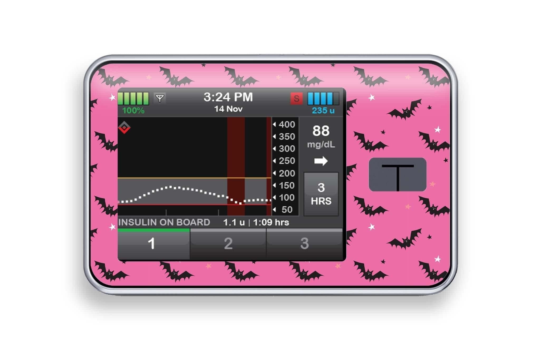 Scary Bats Sticker for Diabetes Devices - Etsy