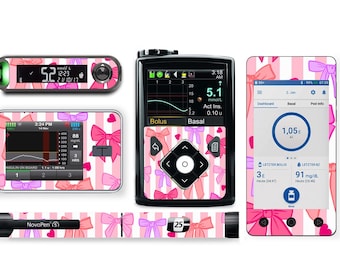 Bows Sticker for Diabetes Devices