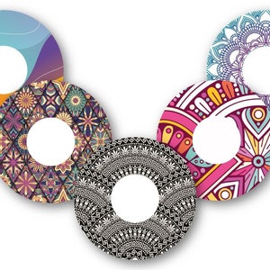 Festivalpatchpakket voor Freestyle Libre, Dexcom G6, Omnipod en CGM's van Medtronic, waterdichte diabetesstickers
