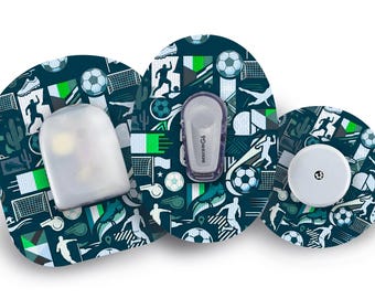 Championship Patch for Freestyle Libre, Dexcom G6, Omnipod, & Medtronic CGMs, Waterproof Diabetes Stickers