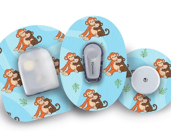 Punch, The Monkey Patch for Freestyle Libre, Dexcom G6, Omnipod, & Medtronic CGMs, Waterproof Diabetes Stickers