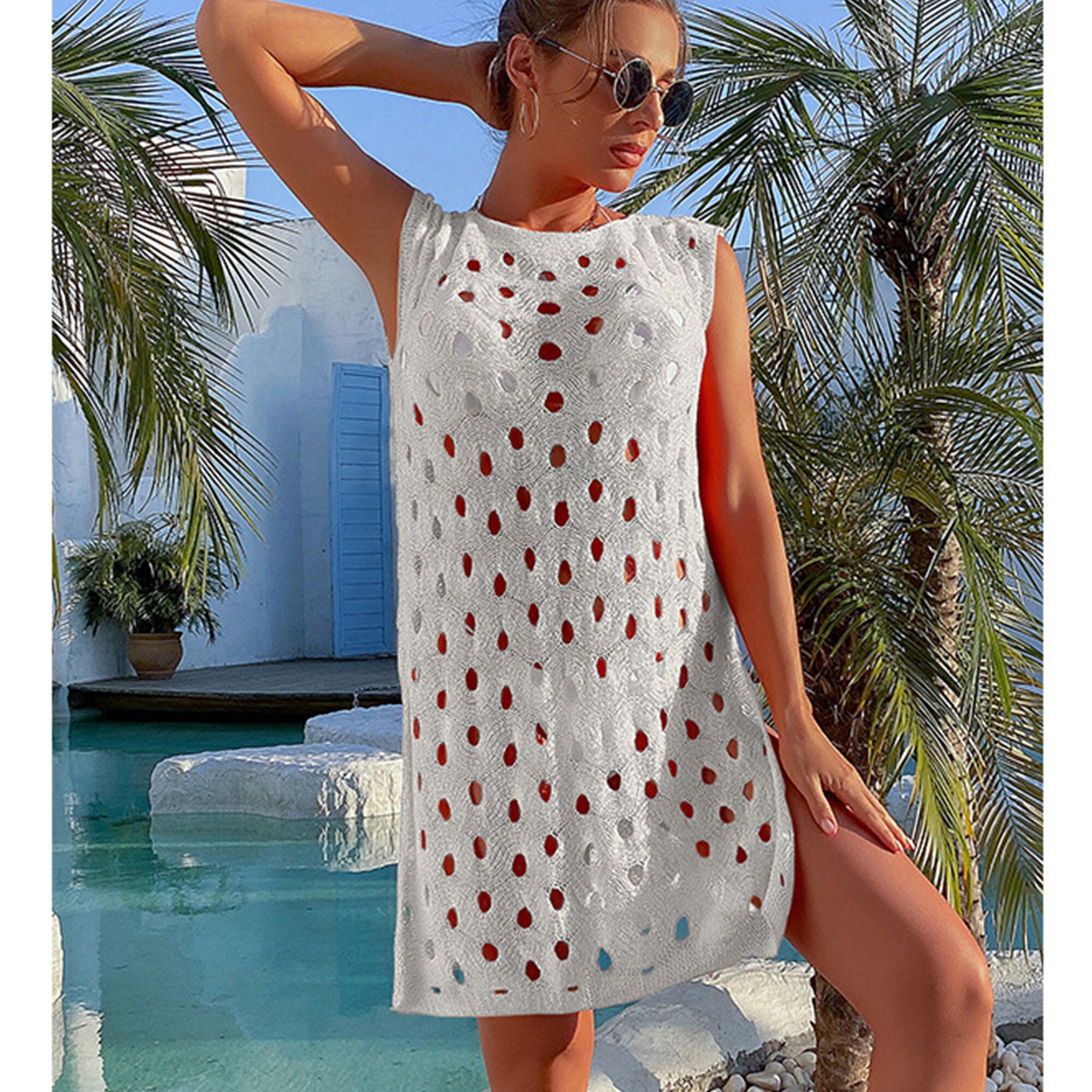 Swimsuit Cover up Dress. Bathing Suit Cover Up. Stretchy Soft Material