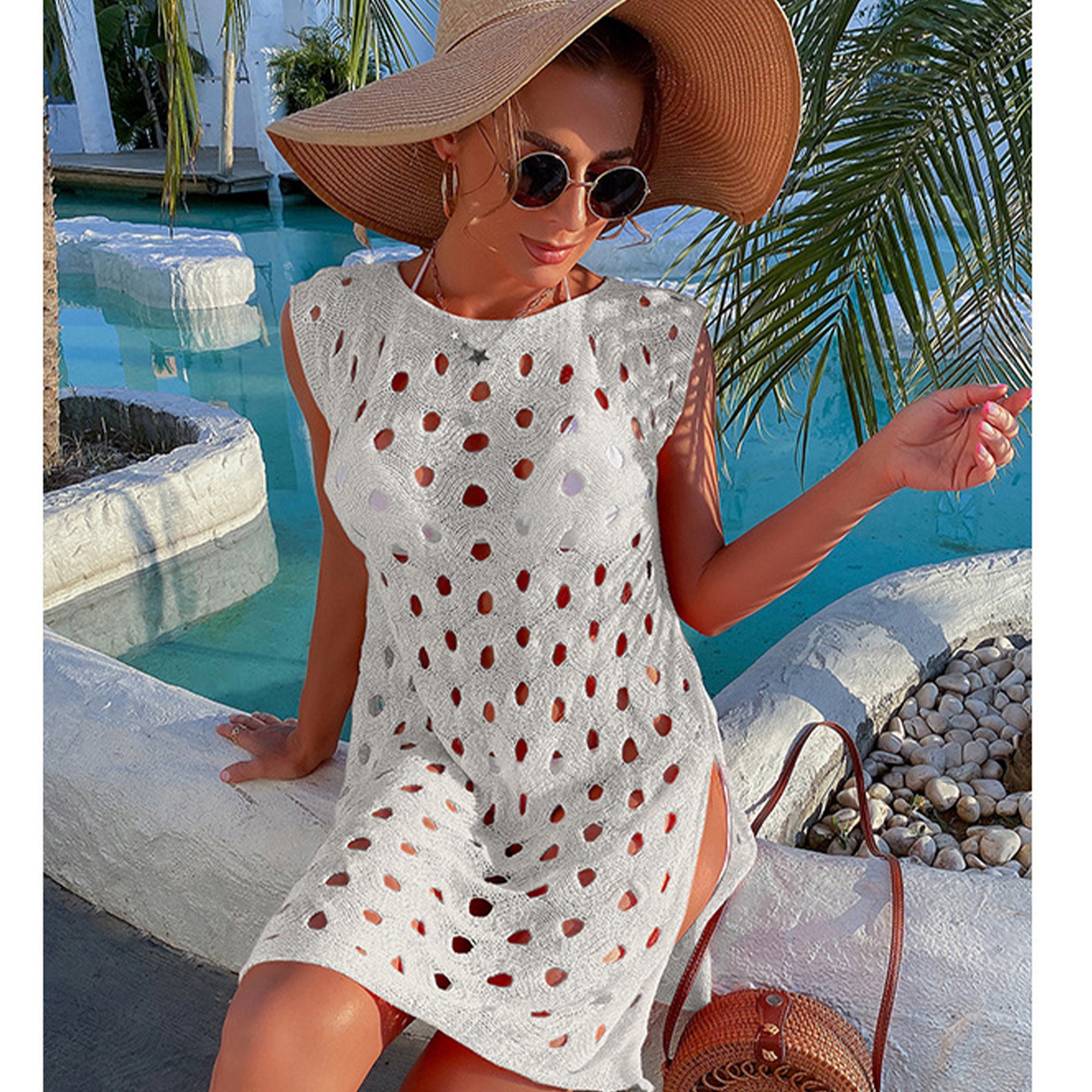 Swimsuit Cover up Dress. Bathing Suit Cover Up. Stretchy Soft Material