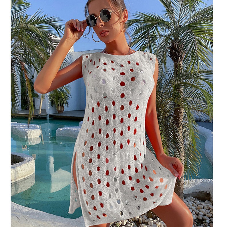Swimsuit Cover up Dress. Bathing Suit Cover Up. Stretchy Soft Material