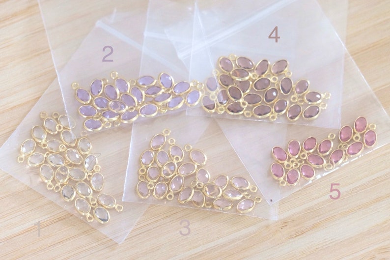 Handmade earrings Flowers & glass beads image 6
