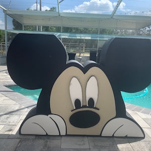 Mickey Party Theme Custom Foam Table Base Etsy Mickey Party Theme Custom Foam Table Base Etsy