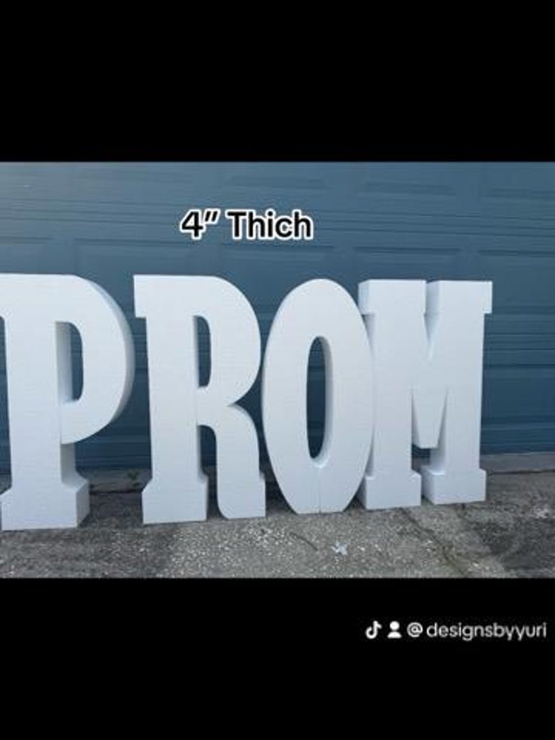 Prom Letters | Photo Ops | Photoshoots | Prom Party | Event Letters ...
