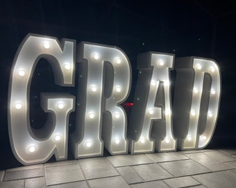 Foam Letters Graduation Table Base All 4 Letters Included Grad - Etsy