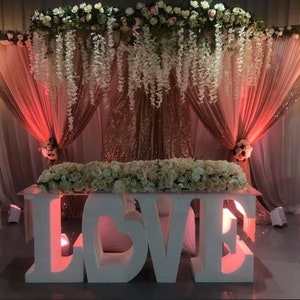 Große Liebesbriefe aus Schaumstoff Tisch Basis, Hochzeiten, Vorschläge, Jubiläum, Brautparty, Partydekorationen