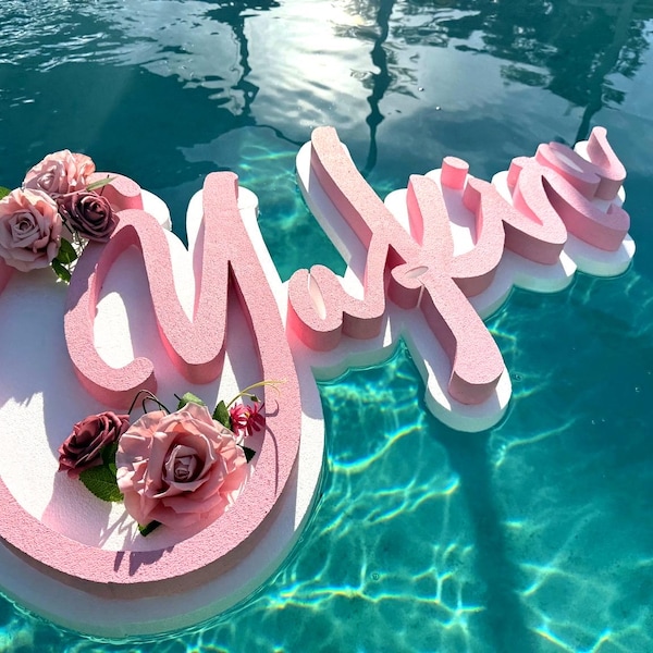 Floating Pool Letters - Etsy