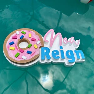 Custom Pool Signs, Logos, Pool Floating Names, Birthday, Company ...