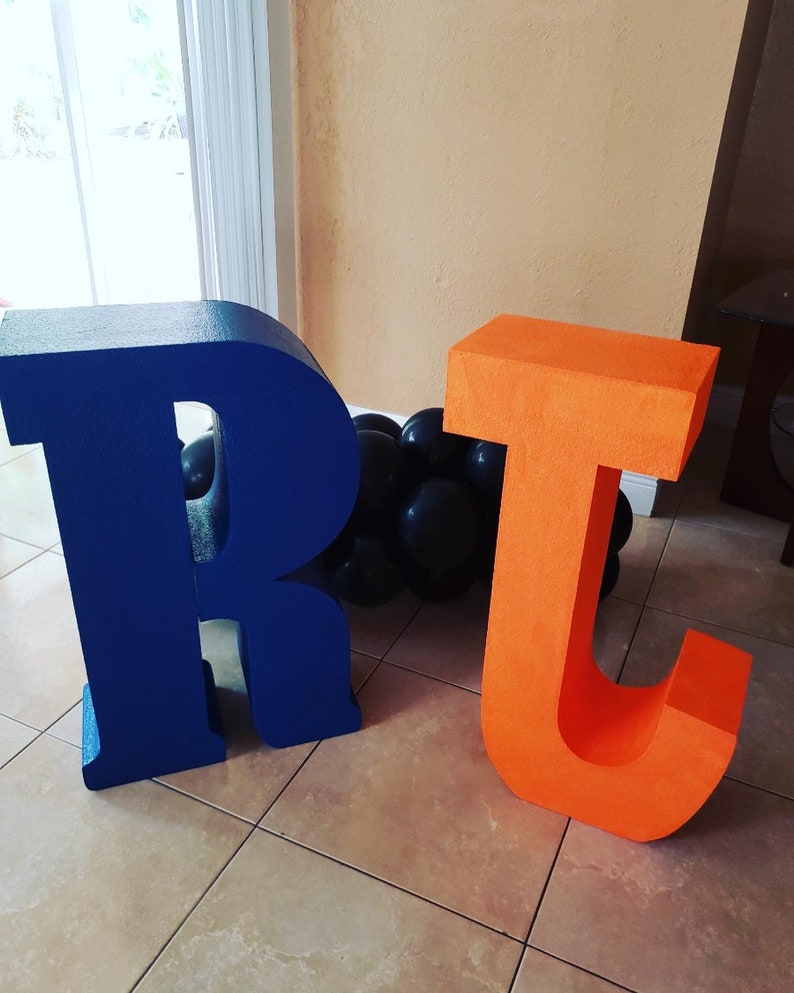 Foam Letters Etsy