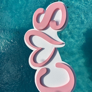 Letras flotantes para piscina / nombres personalizados / compromisos / sesiones de fotos / accesorios / logotipos /
