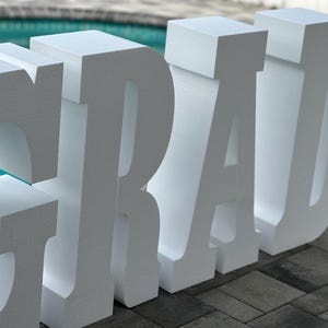 Big Letters for Birthdays, Custom Names, Table Base Letters, Numbers ...