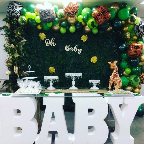 BABY Foam Letters Table Base Letters Big Letters Etsy