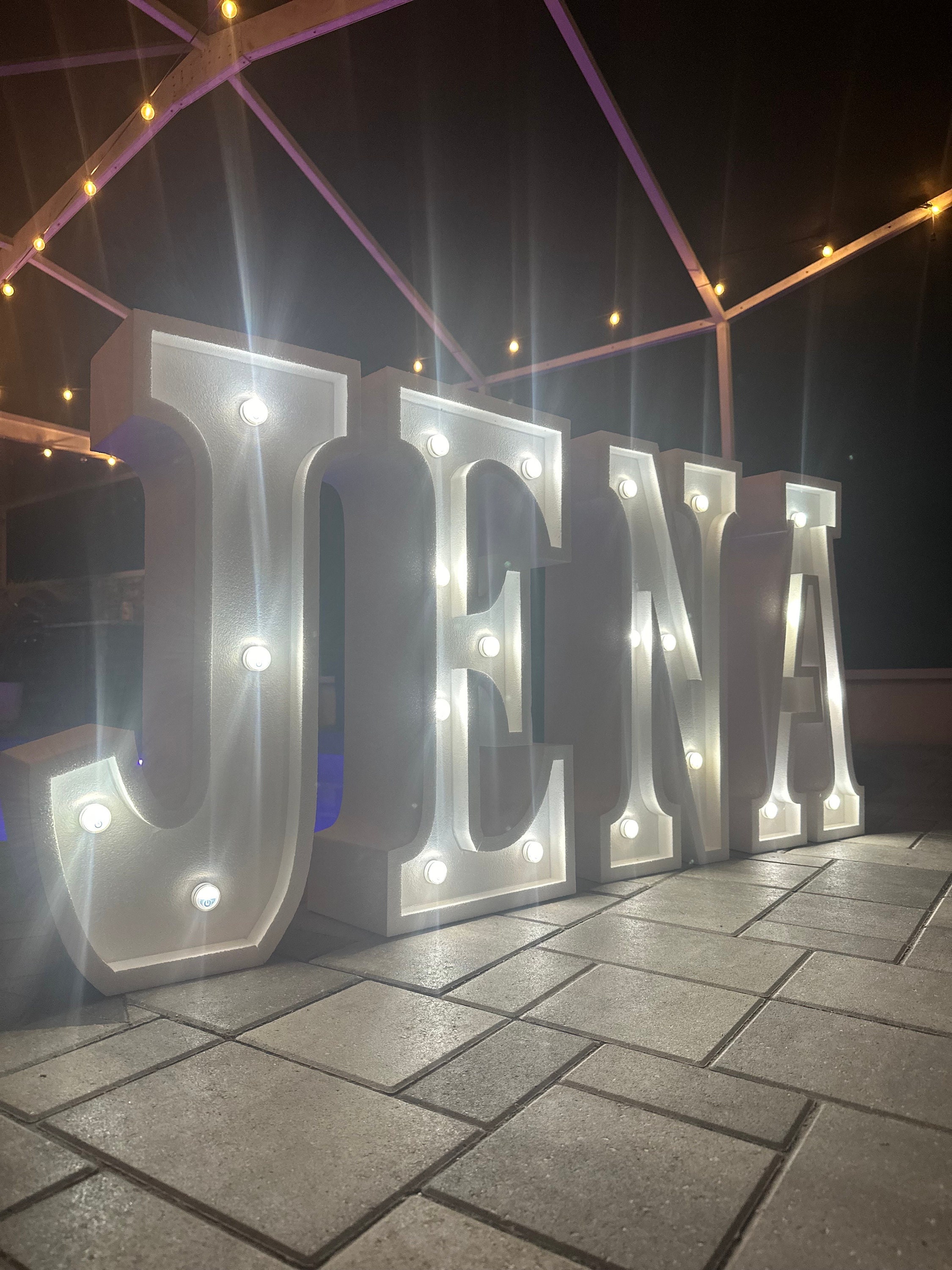 Marquee Letters | Custom Names | Huge Letters | Weddings | Numbers ...