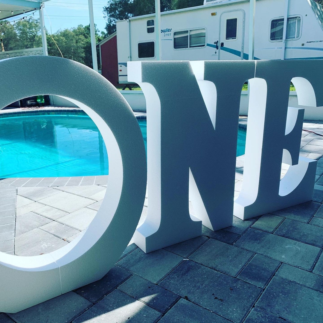 The One Lettering ONE Letters - Etsy