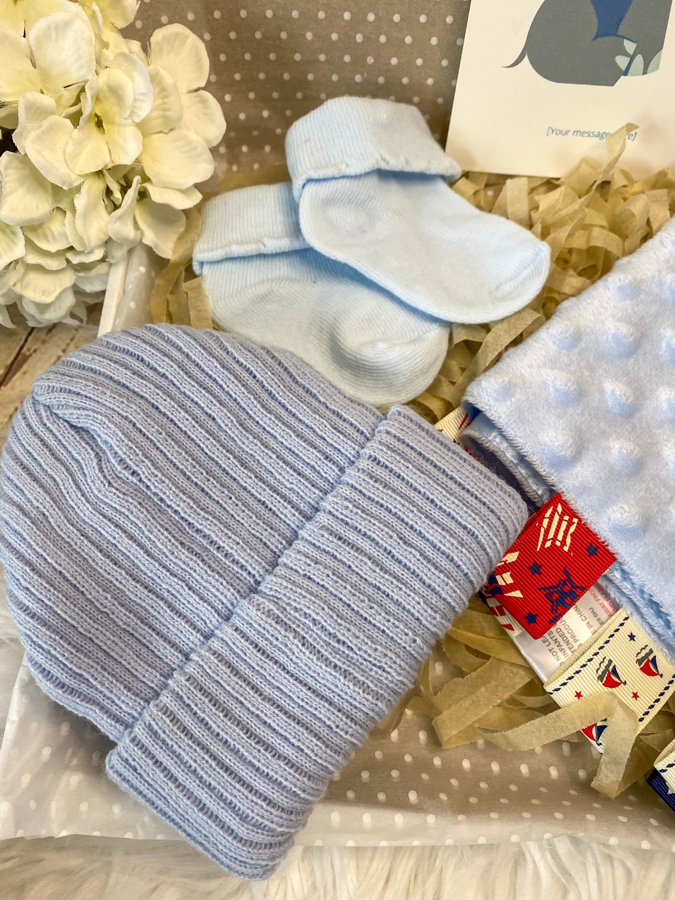 Hello Baby Letterbox Hamper Baby Boy Hamper Etsy