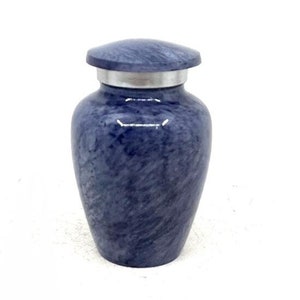 Blue Marble Small Urns for Human Ashes - Mini Urns for Human Ashes - Keepsake Urns for Human Ashes - Small Urn - Small Urns for Ash - Urn
