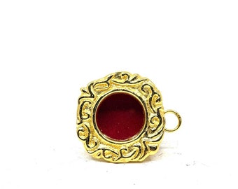 24 Carat Gold Plated Brass Theca Relic – Small Handcrafted Reliquary