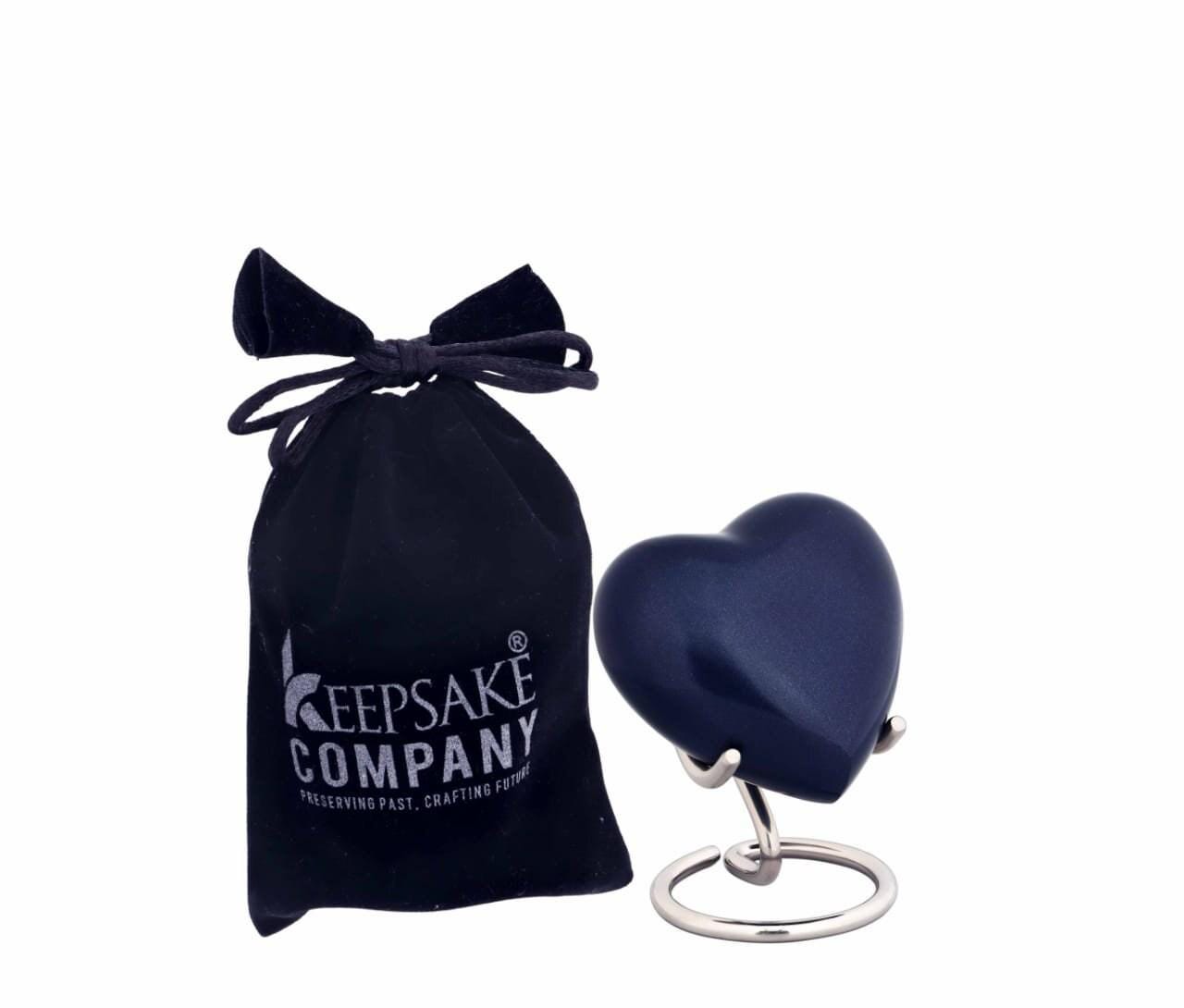 UrnAurn Mini Urna Per Ceneri Umane 7 Cm - Portaceneri Commemorativo In Acciaio Inox Con Coperchio A Vite - Ali Pronte, Cuore No