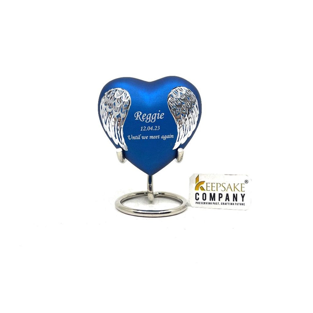 Blue Small Urns for Human Ashes Mini Urns for Human Ashes Etsy