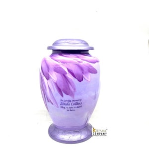 Set Of 4 Colorful Autum Leaf Theme Urns For Human Ashes - Little Cremation | Australia
