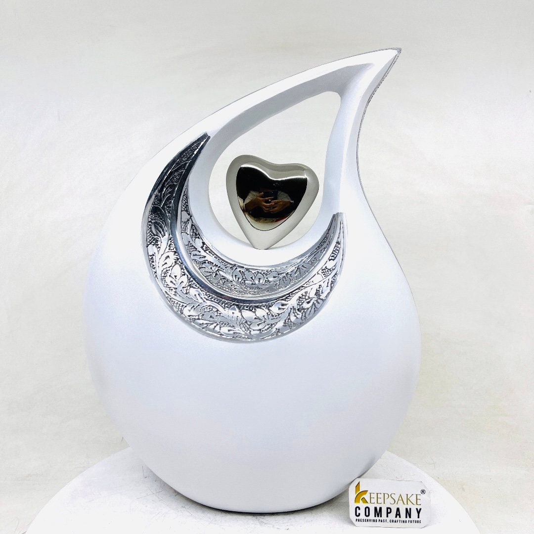 Super Premium White Teardrop Urns for Ashes Urn Urns for Etsy