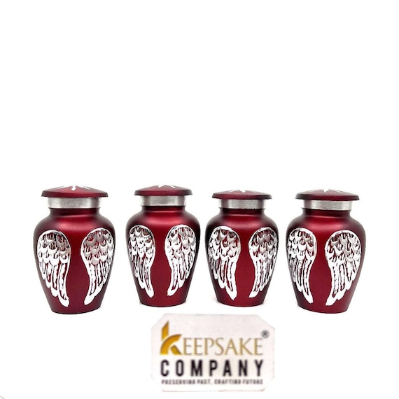 Set Of 8 Small Urns For Ashes - Mini Keepsake Containers For Sharing Memorial Ashes - View #6